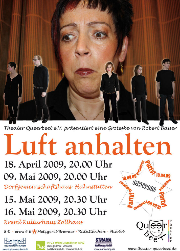 Theater Queerbeet in der Spielzeit 2009: Luft anhalten