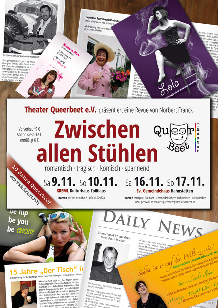 Theater Queerbeet in der Spielzeit 2013: Zwischen allen Stühlen