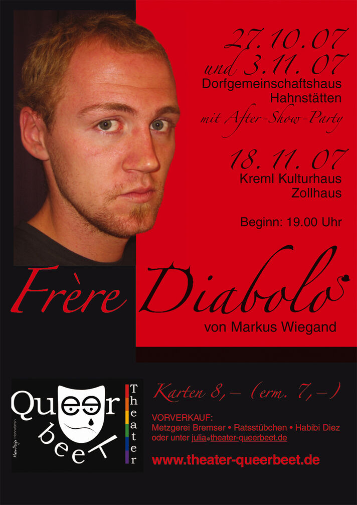 Theater Queerbeet in der Spielzeit 2007: Frère Diabolo